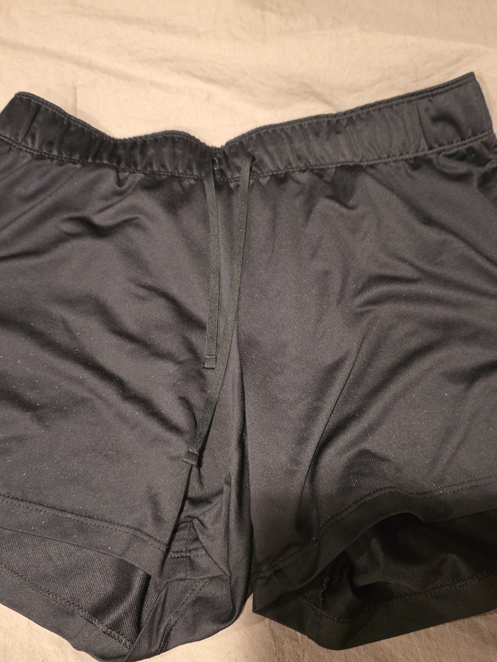 Nike Women's Black Athletic Training Shorts with Drawstring
